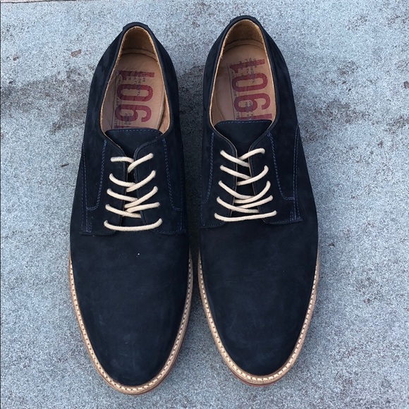 Navy suade dress shoes - Picture 3 of 4